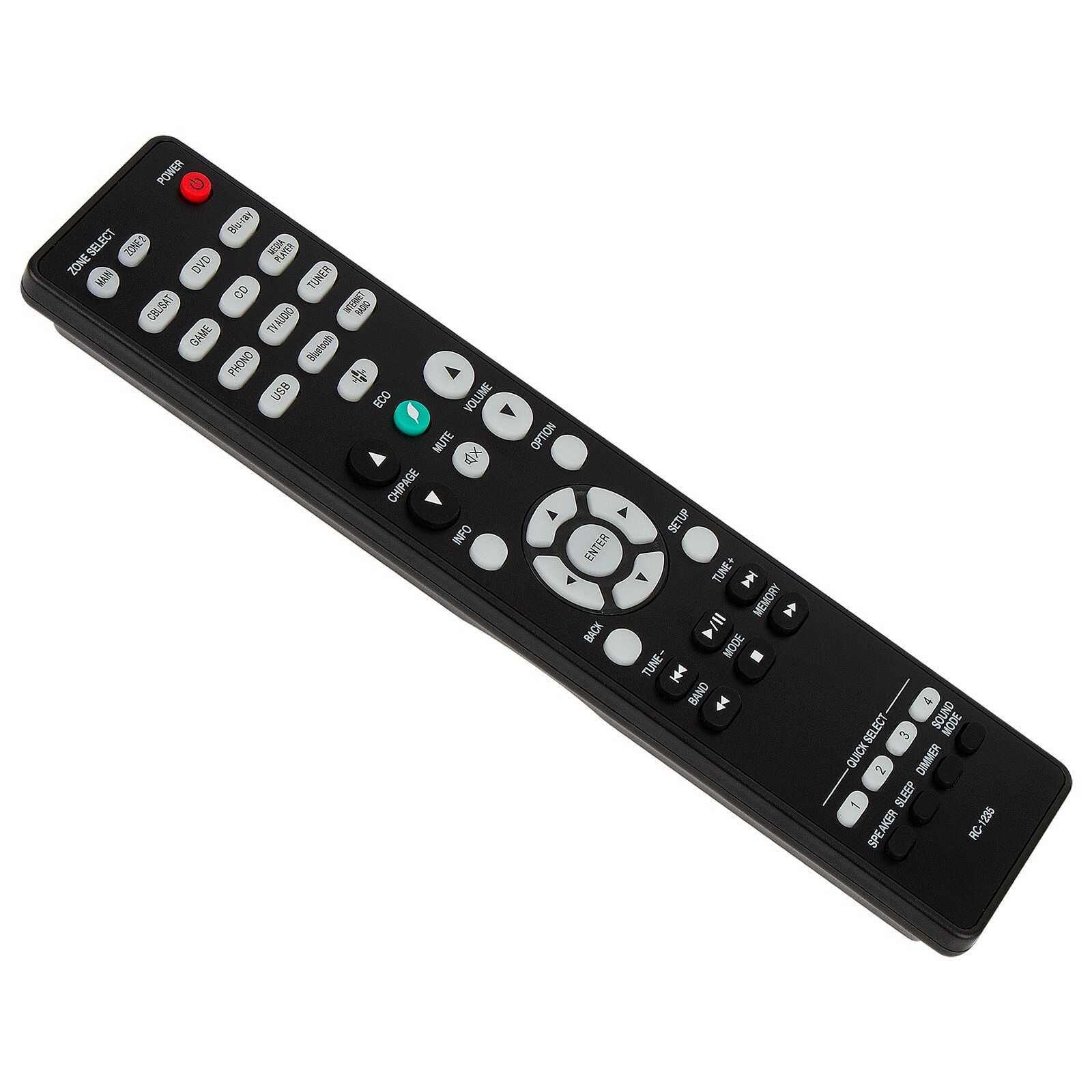 New RC-1235 Replace Remote for Denon AV Receiver DRA-800H DR
