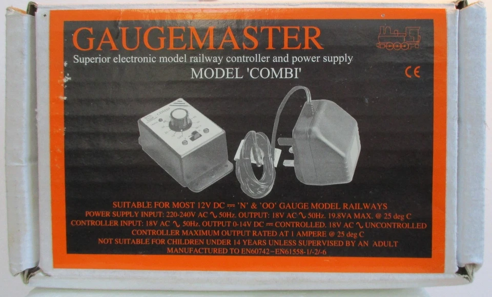 Gaugemaster COMBI Single Train Controller 12 Volt DC Controlled Output New Boxed - Image 2 of 4