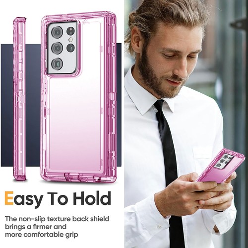 For Samsung Galaxy S21/+/Ultra 5G Transparent Case Clear Cover Screen Protector - Picture 34 of 36
