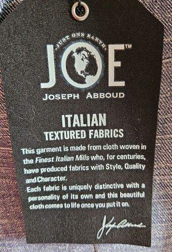 Joseph abboud Blazer Slim fit Linen Blend Size 38Short - Picture 5 of 15