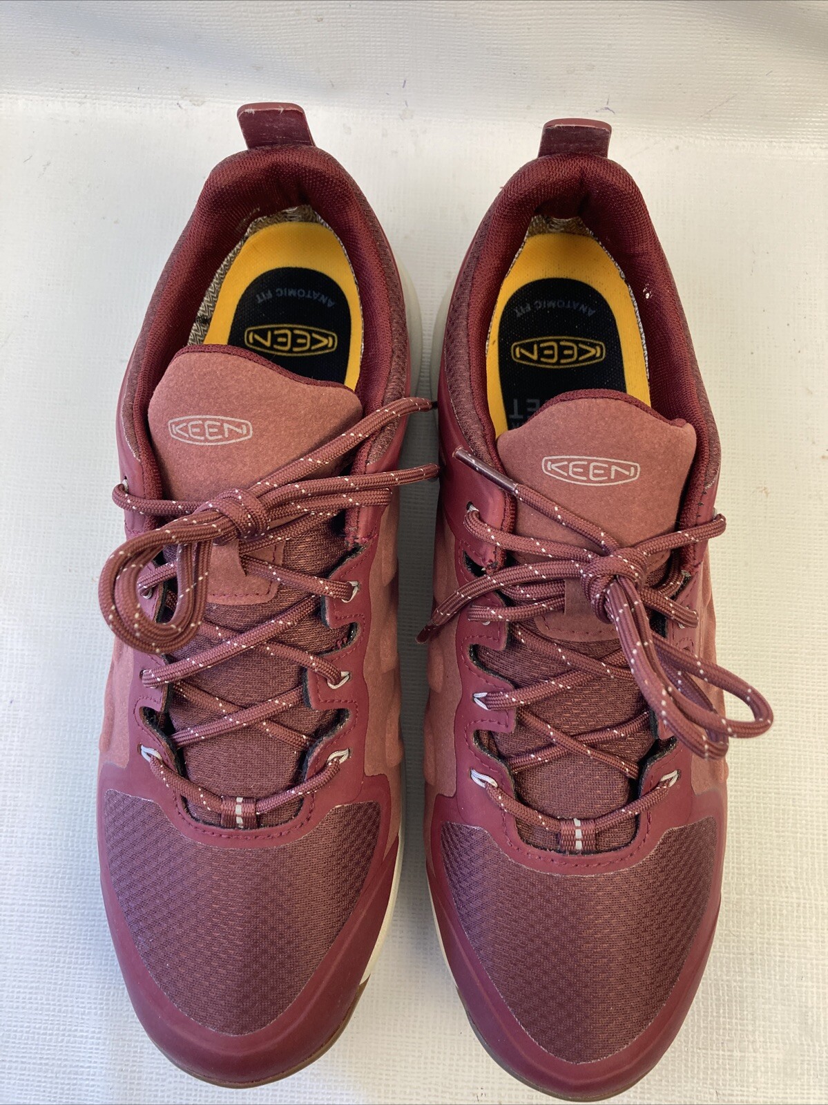 Scarpe da donna KEEN Explore WP 12 Tawny Port Satellite escursionismo outdoor trail nuove