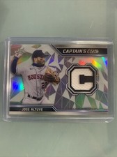 2021 Topps Chrome Captain's Cloth Relics Jose Altuve #CCR-JA