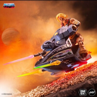 Mondo Exclusive He - Man SKY SLED 1/6 Masters of the Universe Timed Edition Neu