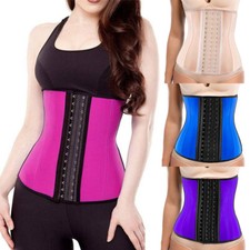 Fajas Reductoras Colombianas Body Shaper LATEX Waist Trainer Shapewear Corset US