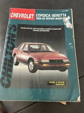 Chevrolet Corsica Beretta Repair Manual 1988-1992 Us And Canadian Models Wiring Chevrolet Corsica Beretta Repair Manual 1988-1992 Us And Canadian Models Wiring