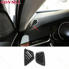 For BMW 5 Series 2018-2022 ABS Carbon Fiber Dashboard L&R Air Outlet Vent Cover