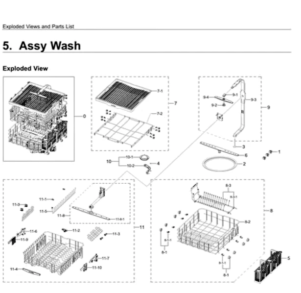 Lavavajillas Samsung: retenedor de brazo rociador superior (DD61-00256A) {N2465} Foto 3 de 4