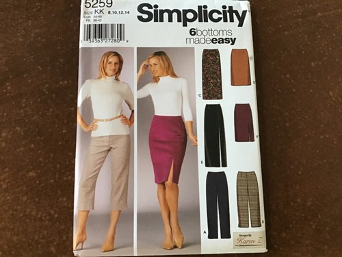 Simplicity 5259 8840 ~ Skirt Pants /Dress Formal Prom ~ Size 6 - 16 ~ Uncut - Picture 2 of 7