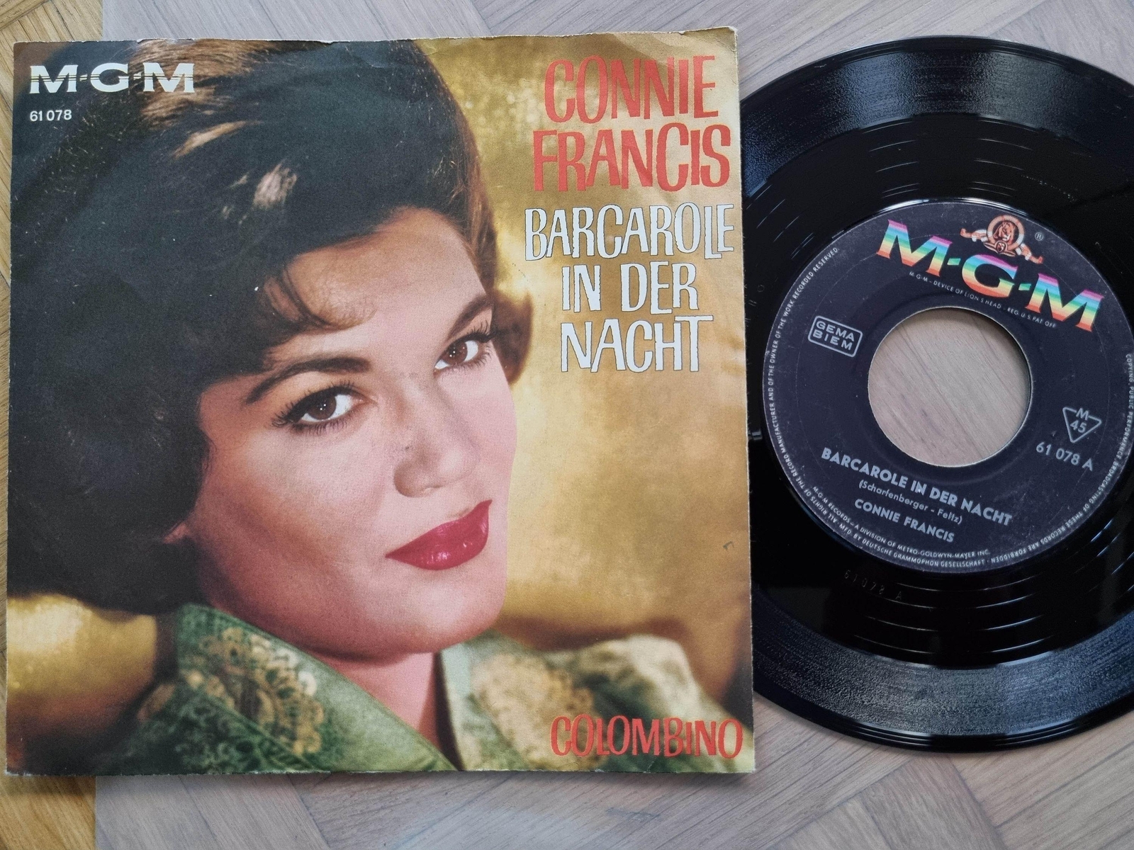 7"" Single Connie Francis - Barcarole in der Nacht Vinyl Germany
