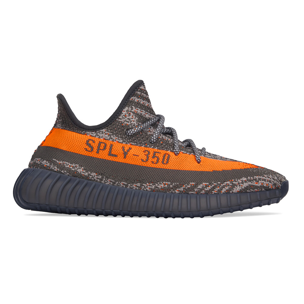 adidas Yeezy Boost 350 V2 Мужские серые кроссовки на шнуровке Повседневная обувь HQ7045