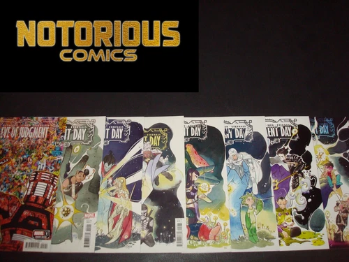 AXE Eve Judgment Day 1-6 Omega Complete Momoko Variant Set Comic Lot Marvel