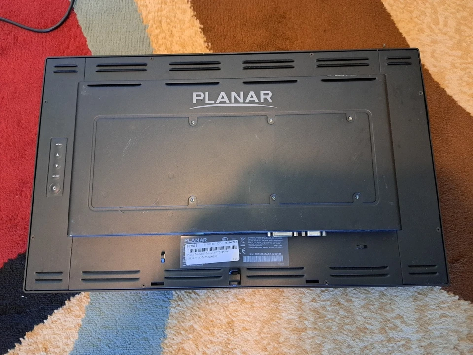 Planar PT2245PW 22" LCD Full HD Touchscreen LCD Monitor. TESTED NO CABLE/STAND - Image 3 of 4