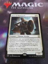 Mtg. 2x Hero of Bretagard. Commander: Kaldheim. Nm