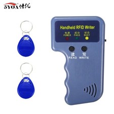 Handheld 125KHz RFID Duplicator Key Copier Reader Writer ID Card Programmer UK