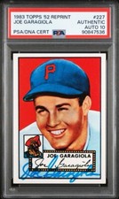 Joe Garagiola Authentic Auto 🔥PSA 10🔥