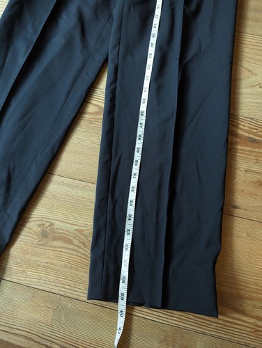 Pantalones de traje Cerruti 1881 negros talla 50 - Imagen 9 de 10