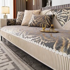 Luxury Europe Sofa Cover Seat Cushion Non-slip Plush Jacquard Cover Sofa Towel