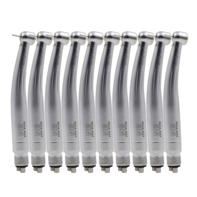 10X Dental PANA MAX LED High Speed Handpiece Big Toruqe Air Turbines PAX-TU M4