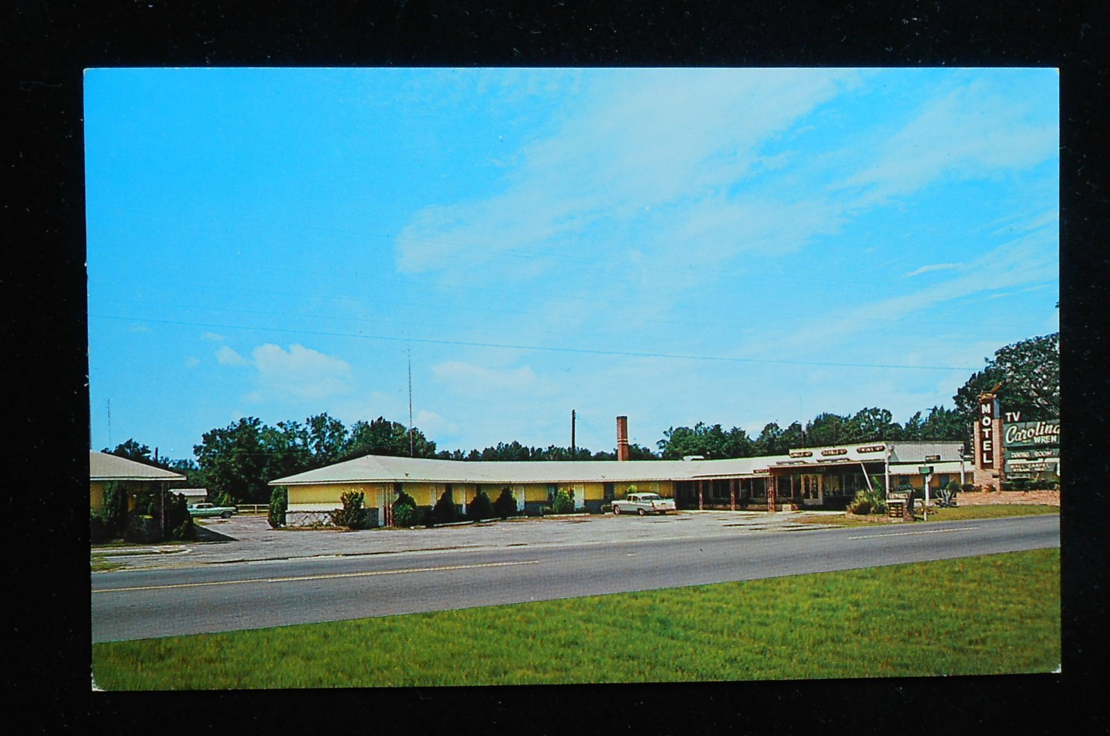 1950s Carolina Wren Motel Highway 301 Old Car Orangeburg SC Postcard eBay