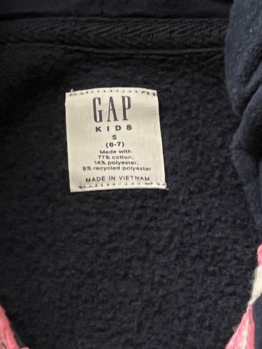Gap Kids Blue Girls Small 6/7 Hoodie Jogger Pants T Shirt 3 Piece Track Suit Set - Picture 5 of 13