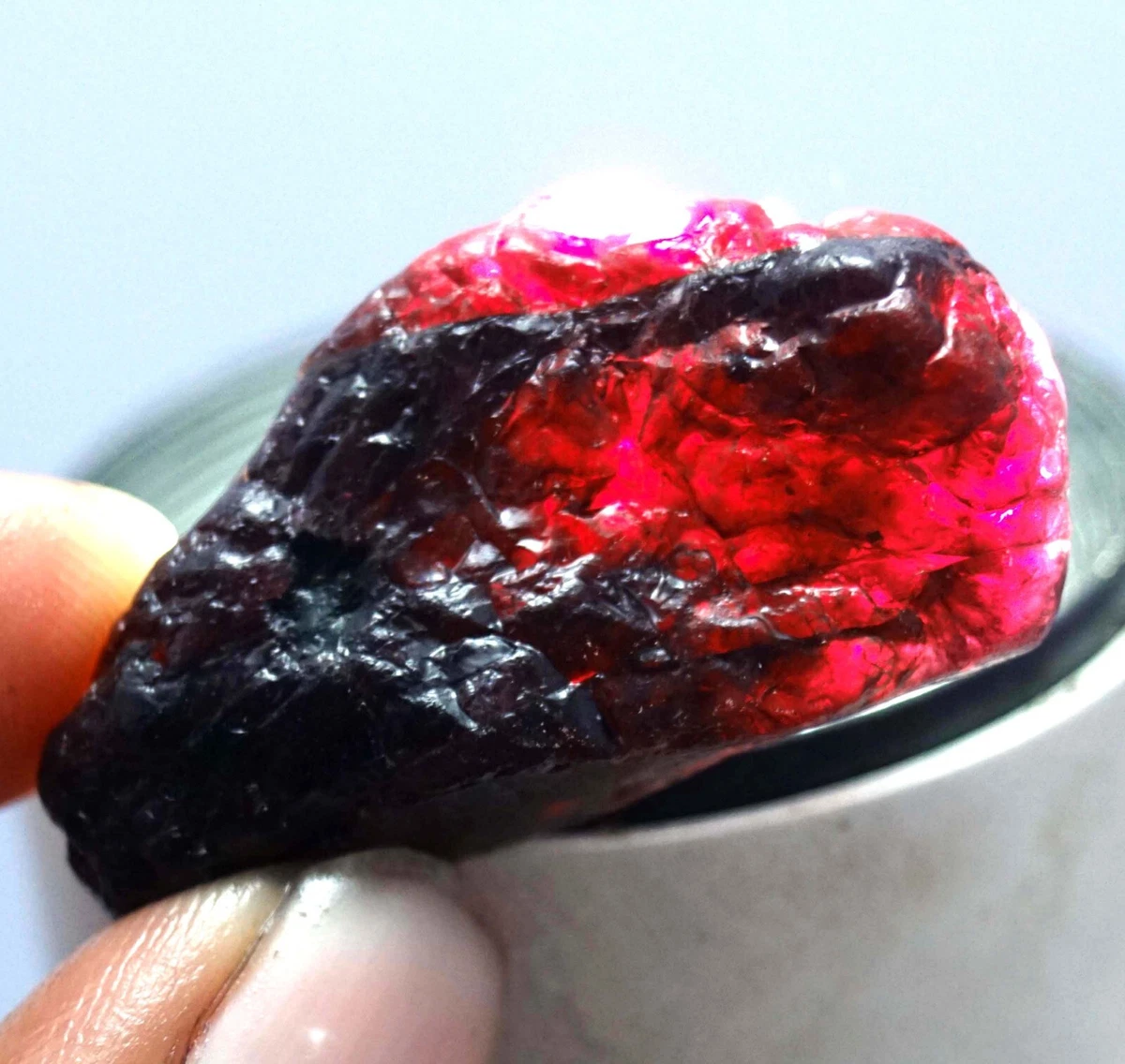 Certified 90.00 Ct Natural Alexandrite Color Changing Rough Loose