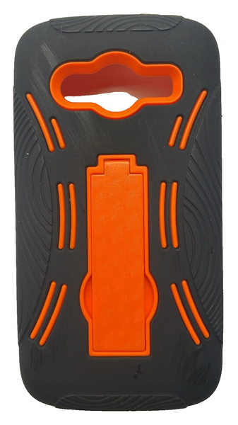 Cellairis Designer Hybrid Pro HandyhüLle FüR Samsung Galaxy Avant Schwarz/Orange-image
