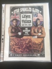 Boks ; Program WBC-WM wagi ciężkiej : Lennox Lewis - Tony Tucker ; 8.5.93