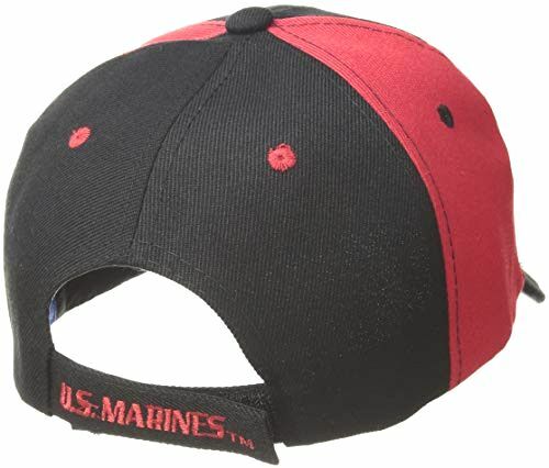 Fox Outdoor 78-416 Embroidered Ball Cap, Marines Guard/Red/Black - Bild 2 von 3