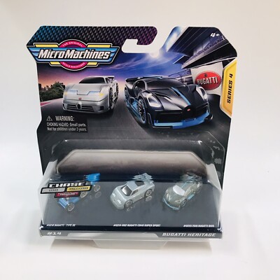 Micro Machines #14 Bugatti Heritage Series 4 Chase 2021