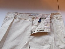 NEW Tommy Hilfiger Tan Cargo Pants, Lace Trim Button Fly Sz. 8, 29-1/2" Inseam