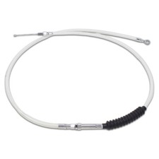 71 180cm Chrome Braided Clutch Cable for Harl...