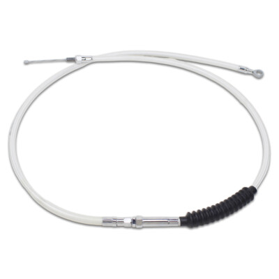 71'' 180cm Chrome Braided Clutch Cable for Harley Dyna Softail Low Rider FXDR/S