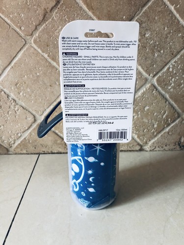 O2COOL Mist 'N Sip Misting and Drinking Squeeze Bottle, 12oz. Blue - Picture 4 of 4