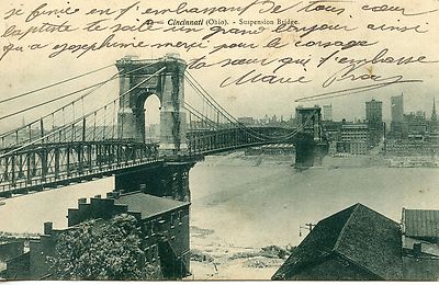 AK VEREINIGTE STAATEN / STAATEN CINCINNATI / OHIO / HÄNGEBRÜCKE