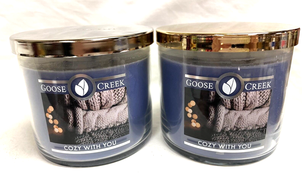 goose creek candle キャンドル　2芯　ジャー　グース　クリーク Goose Creek (2) COZY WITH YOU 14.5 oz 3 Wick Jar Candles | eBay