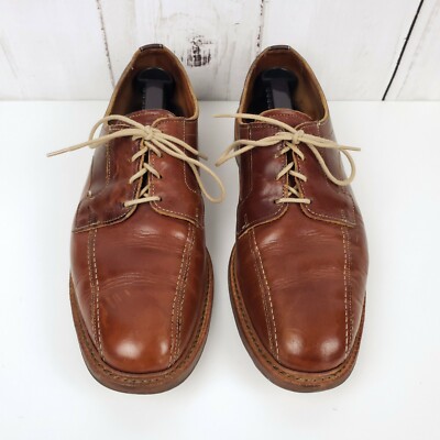 Allen Edmonds Bruce 0884 Leather Lace Up Bicycle Toe Oxfords  display picture 1