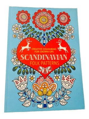 Scandinavian Folk Patterns: Creative Colouring for Grown ups NEW!