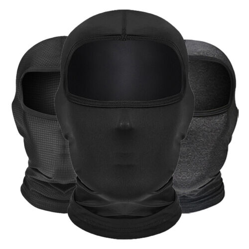 Motorcycle Balaclava Face Mask Men Women Breathable Face Cover Hood Running Hat - Picture 2 of 17