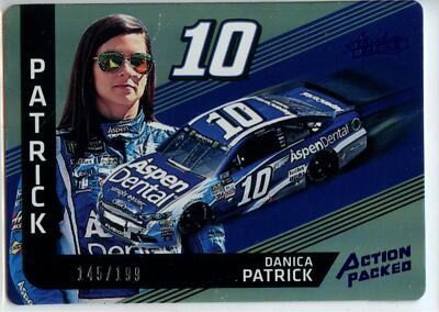 2017 Panini Absolute Racing NASCAR Action Packed BLUE Danica Patrick #145/199
