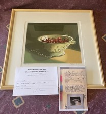1984 Joe Price (1935 - ) "Bing Cherries" Original Signed Serigraph 27/100