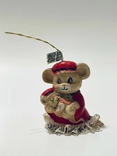 Jasco Hand Painted Bisque Porcelain Caring Critter Chimers