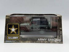 Greenlight 2012 Jeep Wrangler, U.S. Army Strong Edition, 1:43, NIB, Lot A