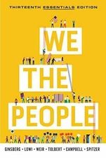 We the People - Paperback, by Ginsberg Benjamin; Lowi Theodore J.; Weir - Good