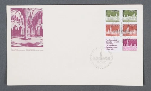 MayfairStamps Canada FDC 1987 Confederation Hall Block First Day Cover aax_08719