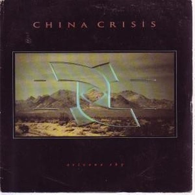 China Crisis Arizona Sky 7'' vinyl UK Virgin 1986 B/w trading in gold . wear to