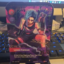 Jinx - Loose Cannon - Signature Overnumber 301*/298 - Riftbound - Origins — live eBay listing