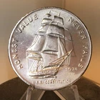 1 Oz .999 Fine Silver Round 1974 Honest Value Never Fails Constitution Mint.