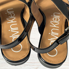 Calvin Klein Slingback Solid Sandals for Women for sale