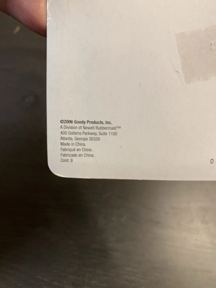 Paquete de peinado Goody So Fresh cabello irrompible 8 peines 2006 sellado EE. UU. Foto 3 de 4