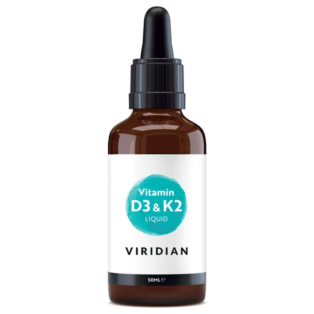 Viridian Vitamin D3 and K2 Liquid 50ml